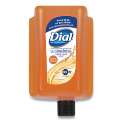Dial Professional Antibacterial Gold Liquid Hand Soap Refill for Versa Dispenser, Floral, 15 oz, 6/Carton