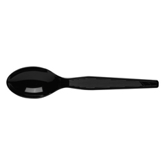 DIXTH517 - Heavyweight Black Plastic Cutlery