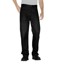 Dickies Mens Black Regular Fit 5-Pocket StayDark® Pants C7988BK 