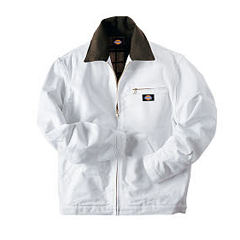 Dickies Men's White Flannel Lined Painter's Jackets - Dickies