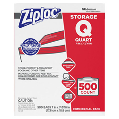 DRK94601 - Ziploc® Double Zipper Storage Bags