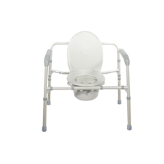 11117N-1 - Drive Medical - Heavy Duty Bariatric Folding Bedside Commode Chair