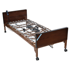 15030 - Drive Medical - Delta Ultra Light Semi Electric Hospital Bed, Frame Only