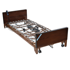 Drive Medical Delta Ultra Light Full Electric Low Hospital Bed, Frame Only