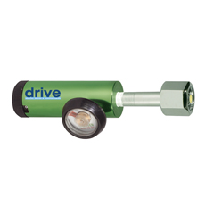 Drive Medical CGA 540 Oxygen Regulator 0-15 LPM DISS Outlet, Standard