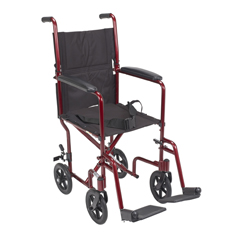 Drive Medical Lightweight Transport Wheelchair, 17