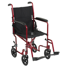 Drive Medical Lightweight Transport Wheelchair, 19