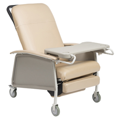 Drive Medical 3 Position Geri Chair Recliner, Tan