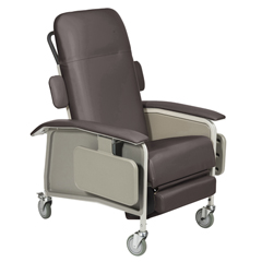 Drive Medical Clinical Care Geri Chair Recliner, Chocolate