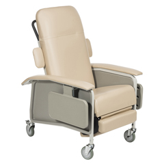 Drive Medical Clinical Care Geri Chair Recliner, Tan