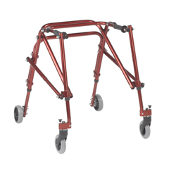 Drive Medical Nimbo 2G Lightweight Posterior Walker, Medium, Castle Red