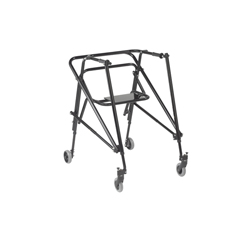 Drive Medical Nimbo 2G Lightweight Posterior Walker with Seat, Extra Large, Emperor Black