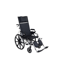 Drive Medical Viper Plus GT Full Reclining Wheelchair, Detachable Desk Arms, 16