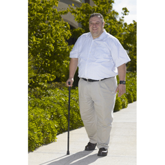 RTL10304HD - Drive Medical - Heavy Duty Folding Cane Lightweight Adjustable with T Handle