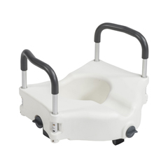 Drive Medical PreserveTech Secure Lock Raised Toilet Seat, 5