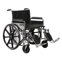 Drive Medical Bariatric Sentra Extra-Heavy-Duty Wheelchair, 20