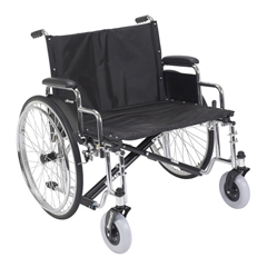 Drive Medical Bariatric Sentra EC Heavy-Duty, Extra-Extra-Wide Wheelchair, 26