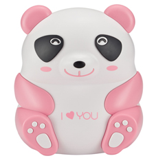 Drive Medical Panda Pediatric Nebulizer, Pink with Disposable Neb Kit
