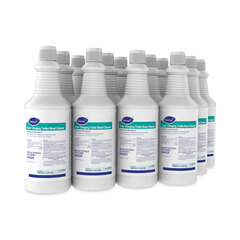 Diversey Crew Clinging Toilet Bowl Cleaner, Floral Scent, Liquid, 1 qt. Squeeze Bottle