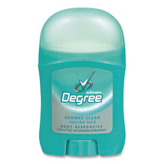 Unilever Women Invisible Solid Anti-Perspirant/Deodorant, Shower Clean, 0.5 oz, 36/Carton