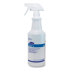 Diversey Glance HC Glass and Multi-Surface Cleaner Empty Bottle, 32 oz, Clear