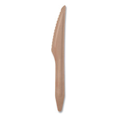 Eco-Products Wood Cutlery, Knife, Natural, 500/Carton