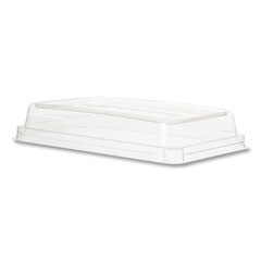 Eco-Products Worldview 100% Recycled Content Lid, 10.82 x 10.71 x 1.83, Clear, Plastic, 200/Carton
