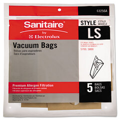 Electrolux Commercial Upright Vacuum Cleaner Replacement Bags, 5/Pack