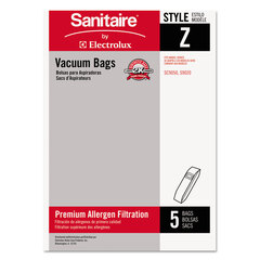 Electrolux Vacuum Bags, Disposable, For Sanitaire Commercial Upright Vacuums, 50/Carton