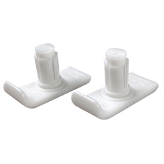 Fabrication Enterprises Walker Accessory, Adjustable glides