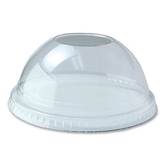 Fabri-Kal Kal-Clear/Nexclear Drink Cup Lids, Fits 5 oz to 24 oz Cups, Clear, 1,000/Carton
