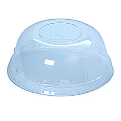 Fabri-Kal Kal-Clear/Nexclear Drink Cup Lids, Squat Dome Lid with 1.75