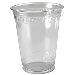 Fabri-Kal Kal-Clear PET Cold Drink Cups, 16 oz to 18 oz, Clear, 50/Sleeve, 20 Sleeves/Carton