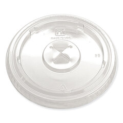 Fabri-Kal Greenware Cold Drink Lids, X-Slot, Fits 12 oz to 20 oz Cup, 1,000/Carton
