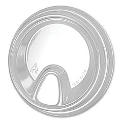 Fabri-Kal Greenware Cold Drink Lids, Sip Lid, Fits 12 oz to 24 oz Cups, Clear, 1,000/Carton
