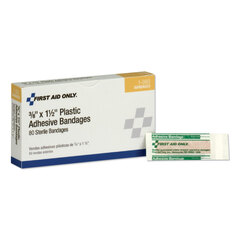 First Aid Only Plastic Bandage, 3/8