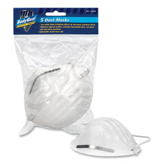 BodyGear - Comfort Dust Masks, 5/Pack, Sold as 1 PK