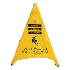 Acme Pop Up Safety Cone, 3 x 2.5 x 30, Yellow