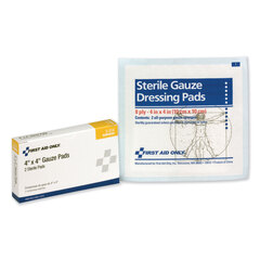 First Aid Only Gauze Pads, 4