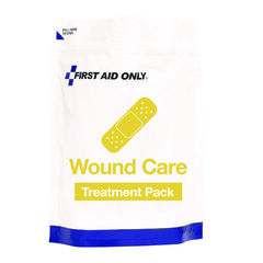 First Aid Only 137-Piece Wound Care Treatment Pack, Resealable Plastic Bag