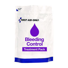 First Aid Only 12-Piece Bleeding Control Treatment Pack, 12 Pieces, Resealable Plastic Bag
