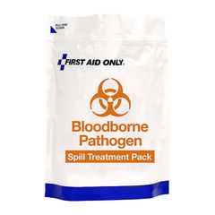 First Aid Only 15-Piece Blood-Borne Pathogen Treatment Pack, 15 Pieces, Resealable Plastic Bag