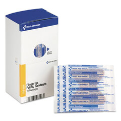 First Aid Only Fingertip Bandages, Individually Sterilized, 10/Box