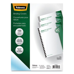 FEL52089 - Fellowes® Crystals™ Transparent Presentation Covers for Binding Systems
