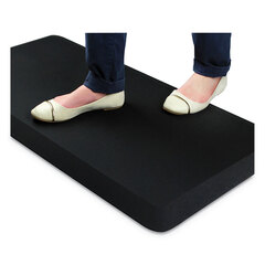 Floortex AFS-TEX 3000 Anti-Fatigue Mat, Rectangular, 20 x 39, Black