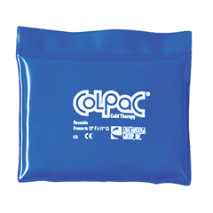 Fabrication Enterprises ColPac&reg; Blue Vinyl Cold Pack - Quarter Size - 5.5