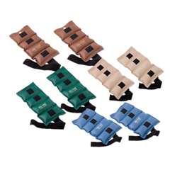 Fabrication Enterprises The Original Cuff&reg; Ankle and Wrist Weight - 8 Piece Set - 2 Each 10, 12.5, 15, 20 lb