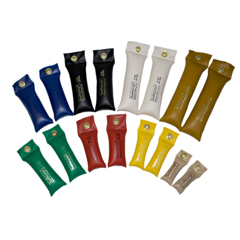 Fabrication Enterprises CanDo&reg; SoftGrip&reg; Hand Weight 16 Piece Set - 2 Each .5, 1, 1.5, 2 2.5, 3, 4, 5
