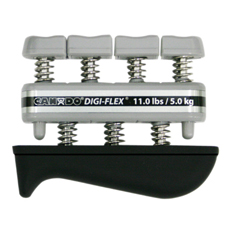 Fabrication Enterprises CanDo&reg; Digi-Flex&reg; Hand Exerciser - Silver, xx-Heavy - Finger (11.0 lb) / Hand (38.0 lb)