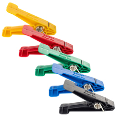Fabrication Enterprises CanDo Graded Pinch Finger Exerciser, Replacement Pinch Pins, Set of 5 (1 ea: yellow, red, green, blue, black)